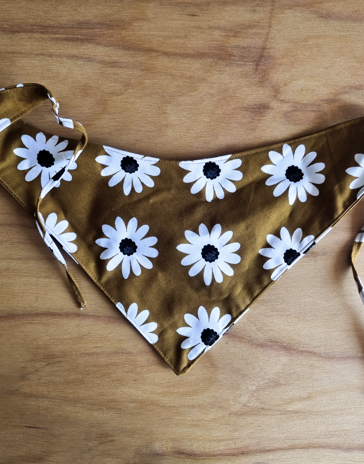 Mustard Daisy Dog Bandana