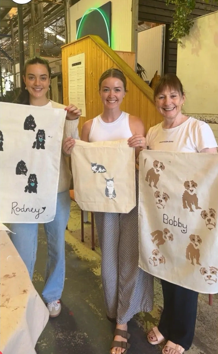 Screen Printing Pet Portraits 12pm-4pm 25/01/2026